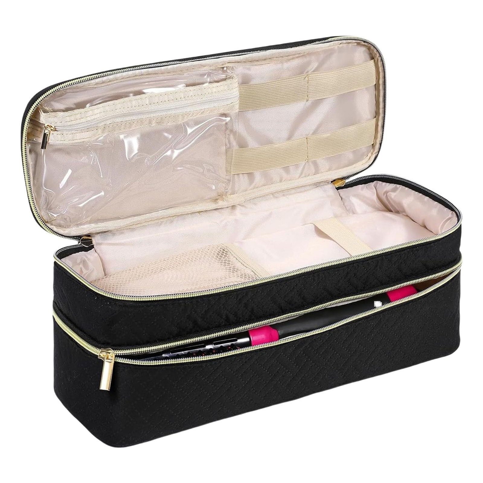Nail Polish Organizer Case Double Layer for Woman Gift Household Manicure Tools