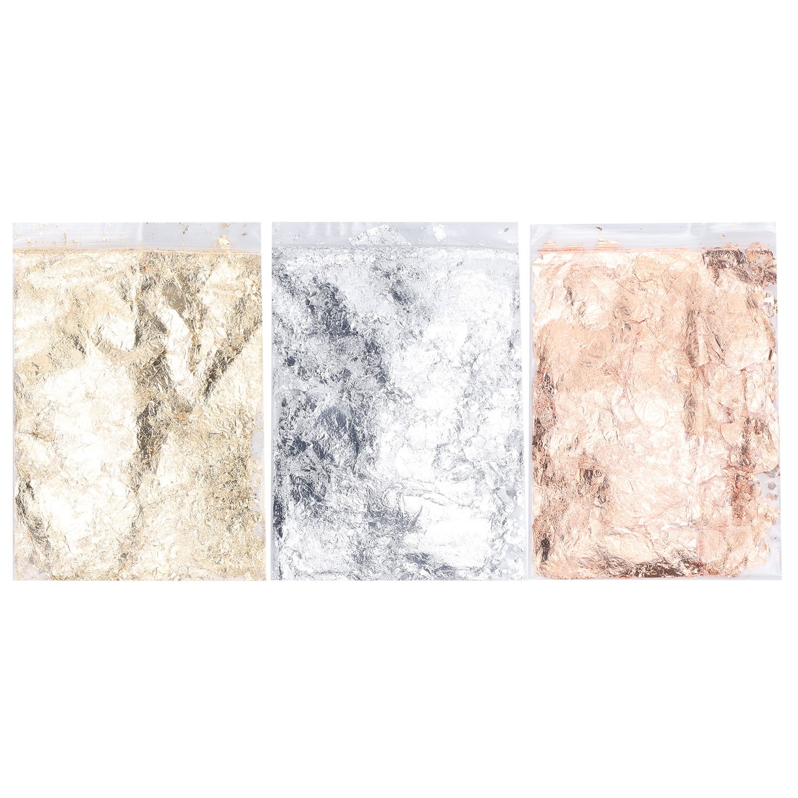 1 Set 3 Colors Foil Flakes Gilding Leaf HandMade Painting Resin Jewelry Craft