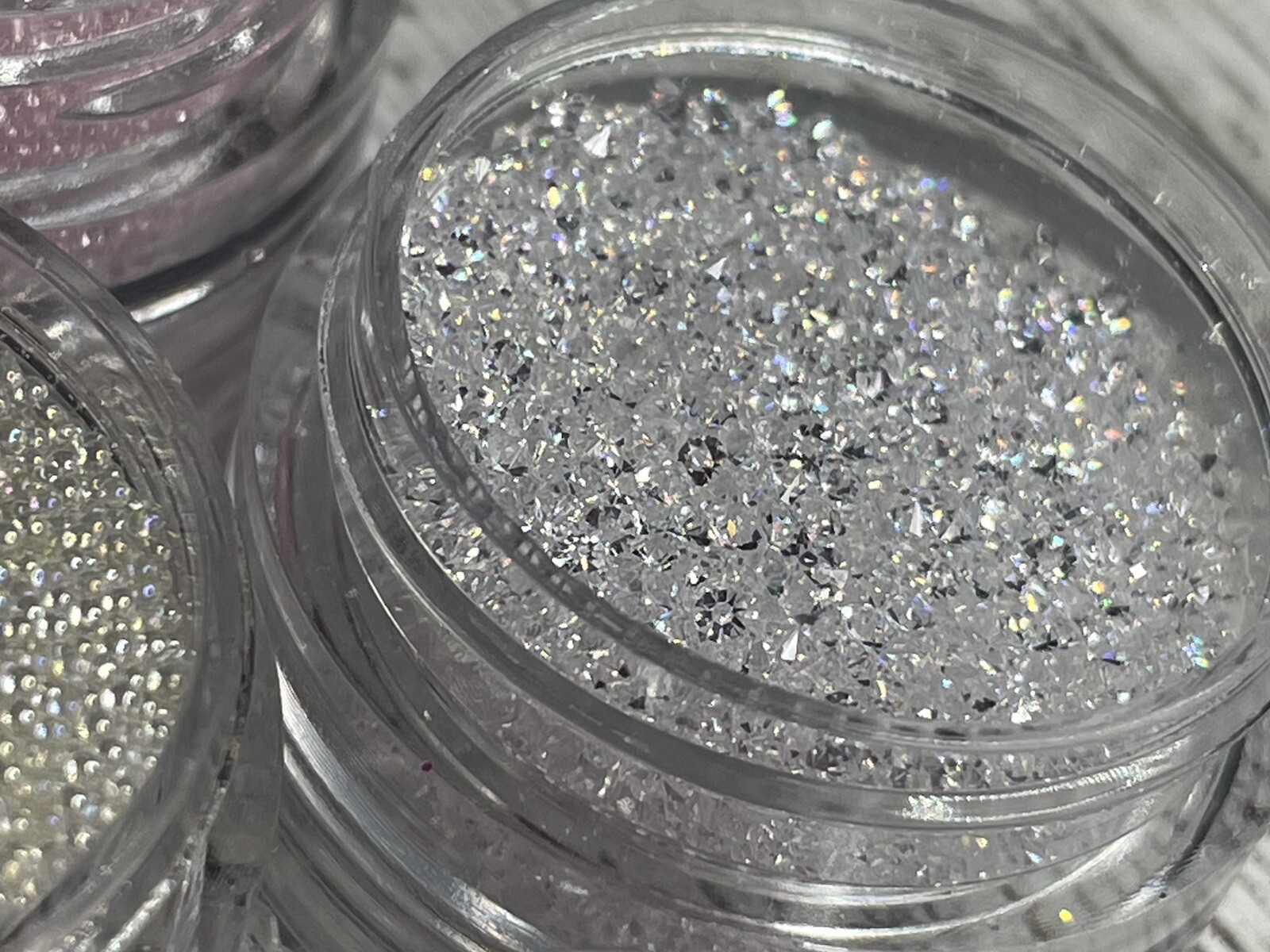 PinkCaviar Beads Mini Nail Crystal Glass Rhinestones 3D Nail Art Micro Beads DIY