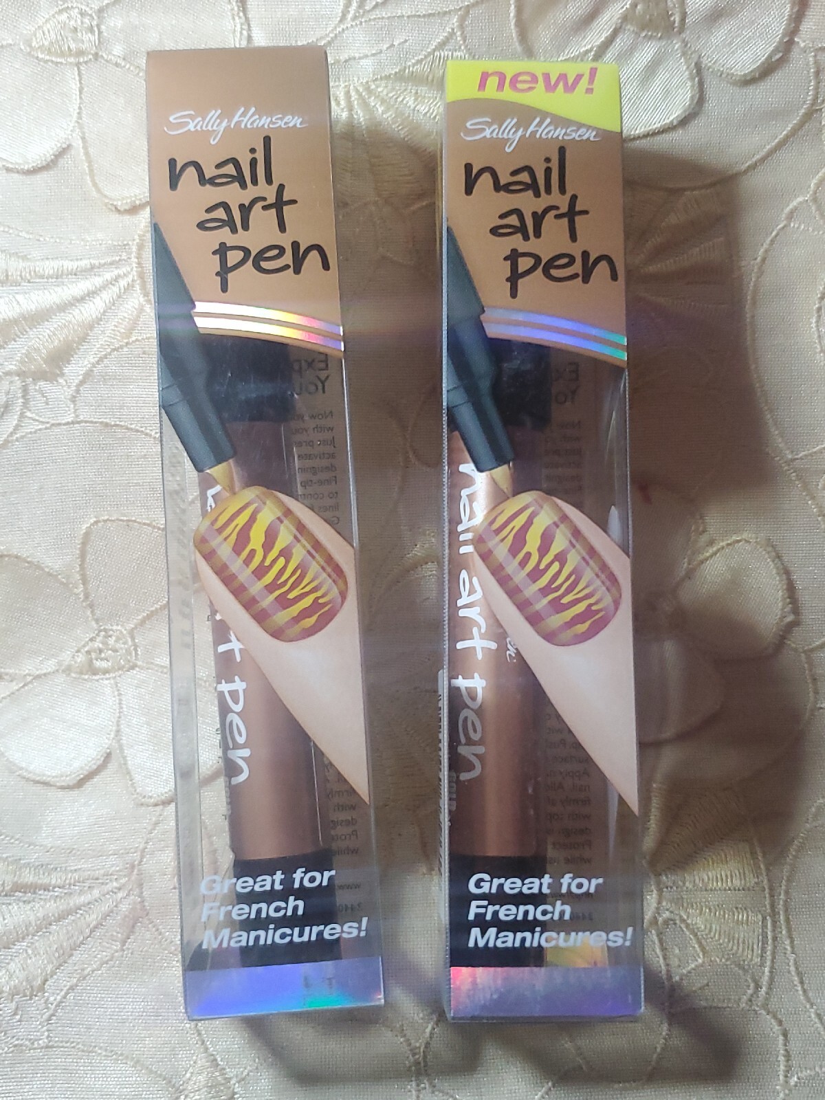 Lot Of 2-SALLY HANSEN-NAIL ART PEN-#08 GOLD-New!