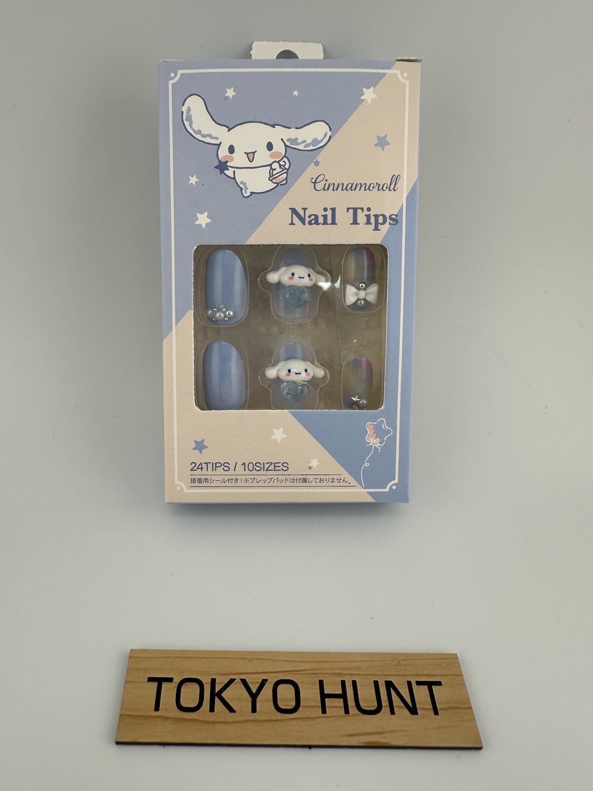 Sanrio Press on nail cinnamoroll mymelody 2set false nail tips JAPAN