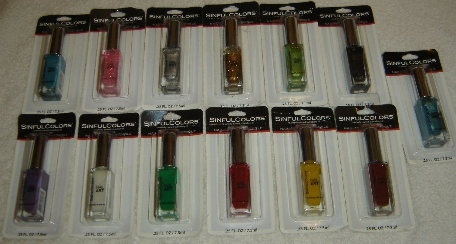 SINFUL Colors***NAIL ART*** pIck yOUr cOLOr ~~0.25 fl oz/7.5 ml~~NEW~~SEALED