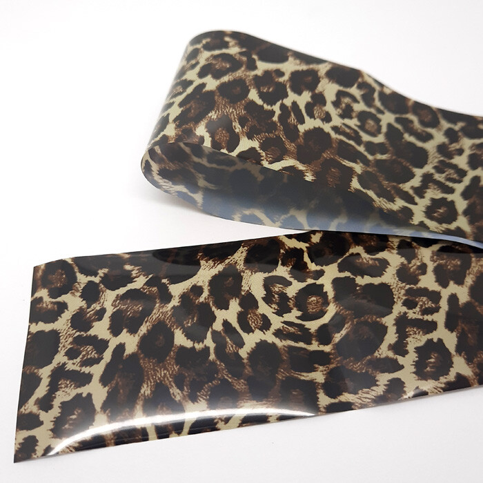 Animal Print Nail Foil Leopard Nail Art Transfer Foil Sticker for Manicure Decor