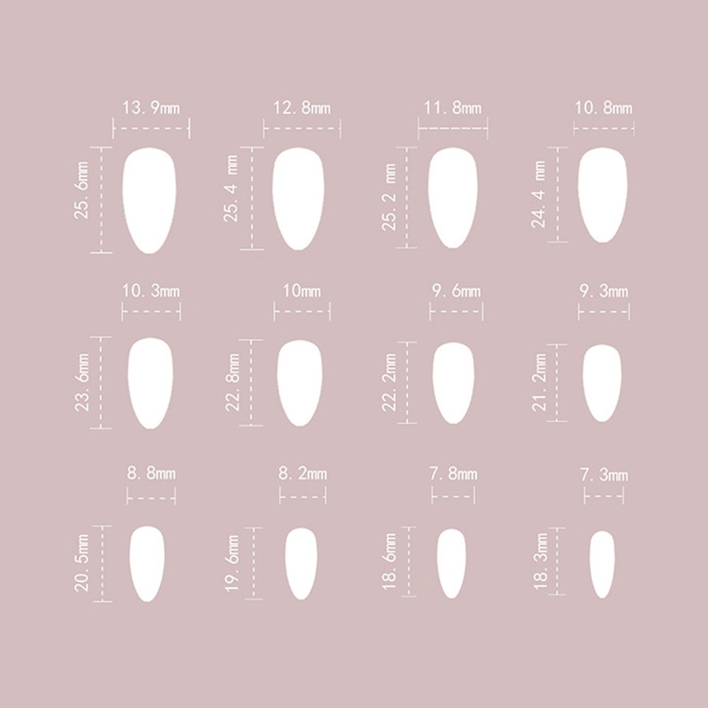 3D Press On Nails Self Adhesive Almond Shape with Heart Bow French Tip Design