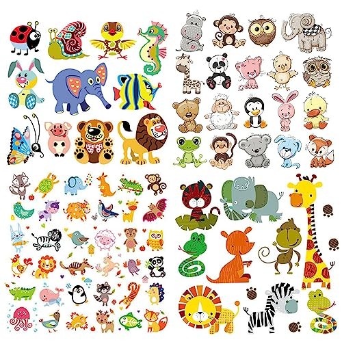 Heat Transfer Stickers – Iron on Appliques Cute Butterfly Dinosaur-1