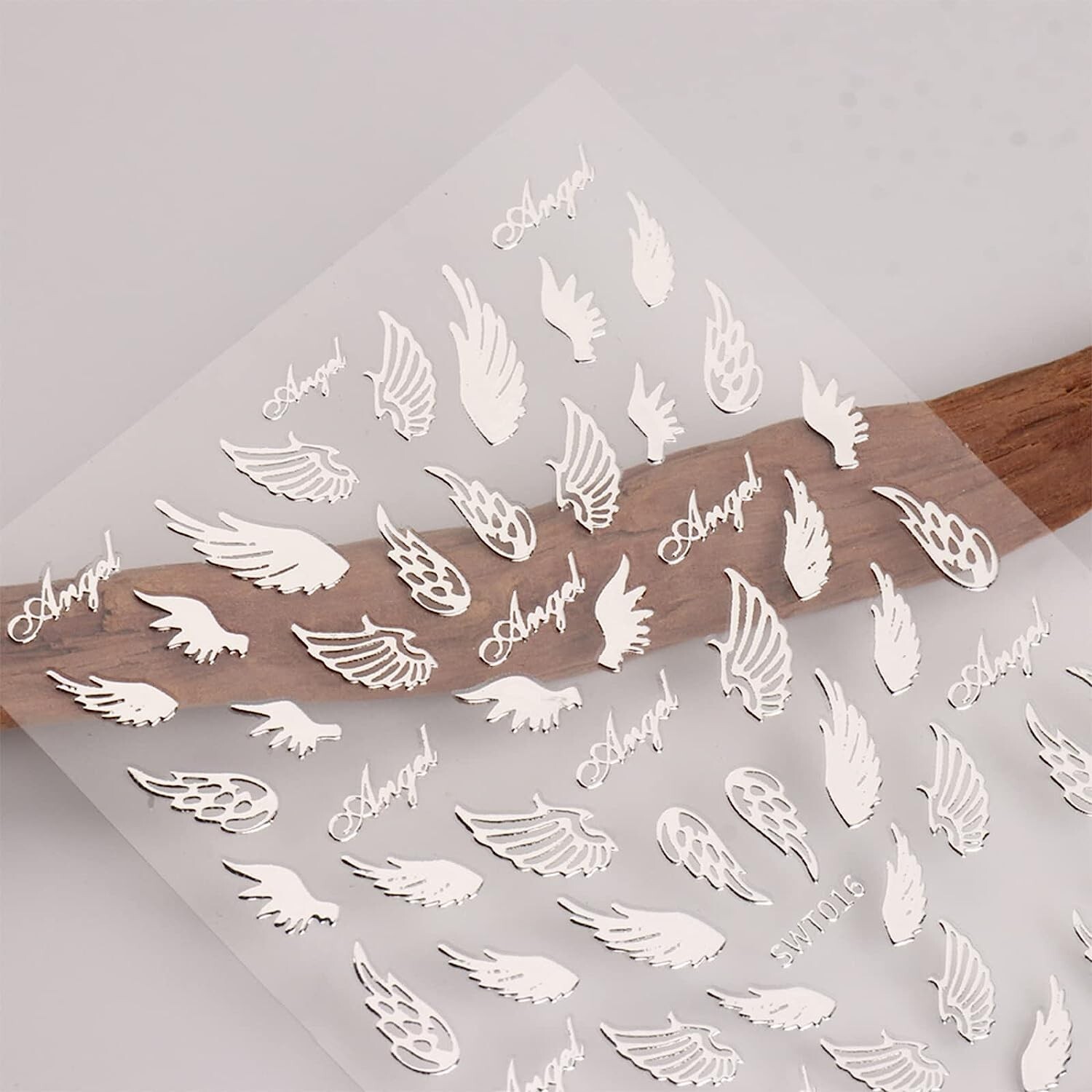 Nail Art Stickers Silver Self Adhesive Strip Wrap Decal Decor Design Transfer 3D