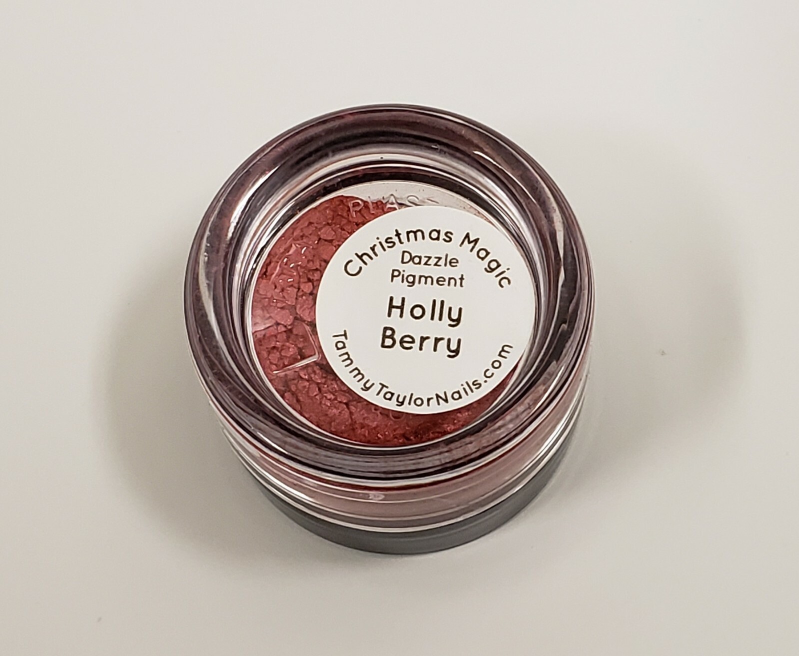 Tammy Taylor HOLLY BERRY – dazzle pigment dust- intense color red pigment 1/8oz