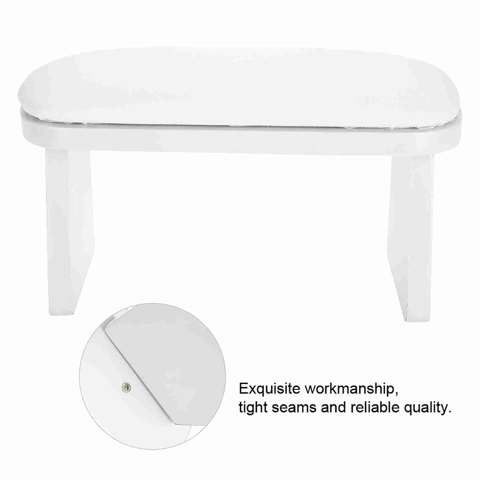 Manicure Hand Rest Cushion Nail Art Pillow For Salon (White)