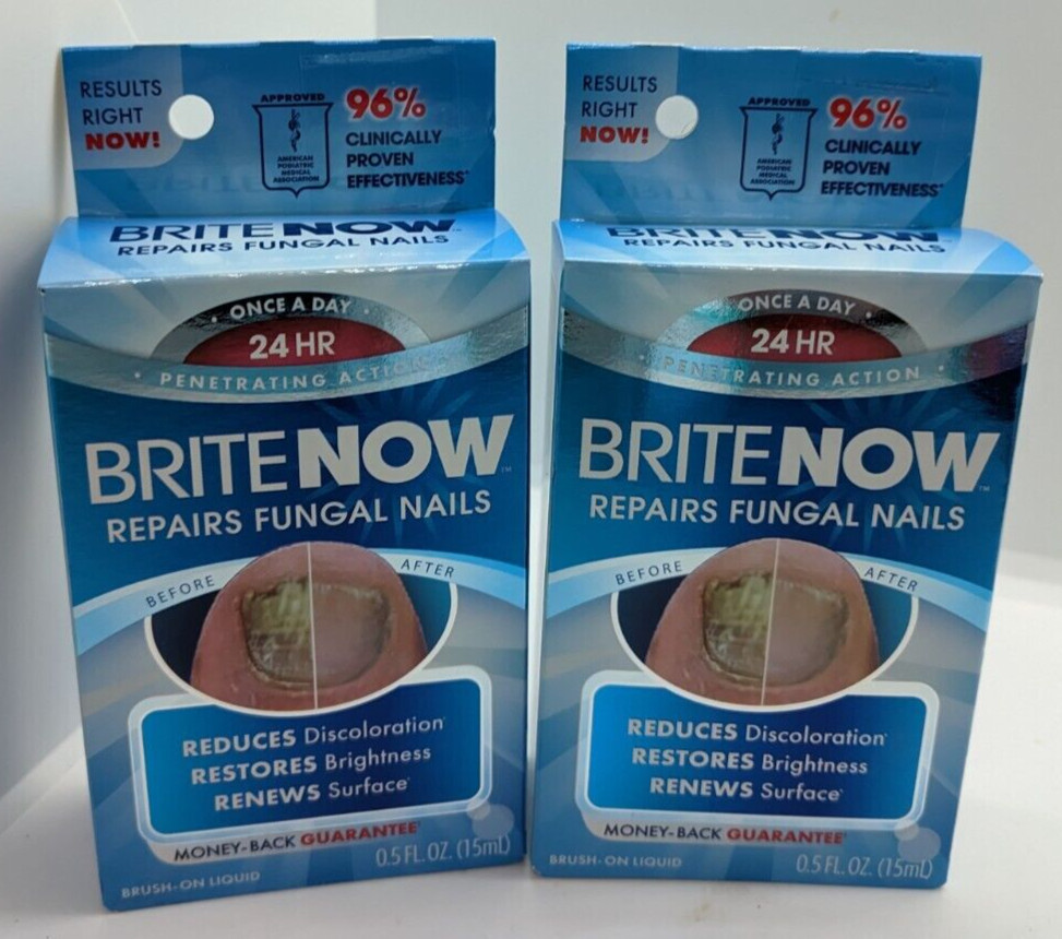 Proclearz BriteNow Renews/ Repairs Fungal Nails 0.5 FL. OZ NEW LOT OF 2
