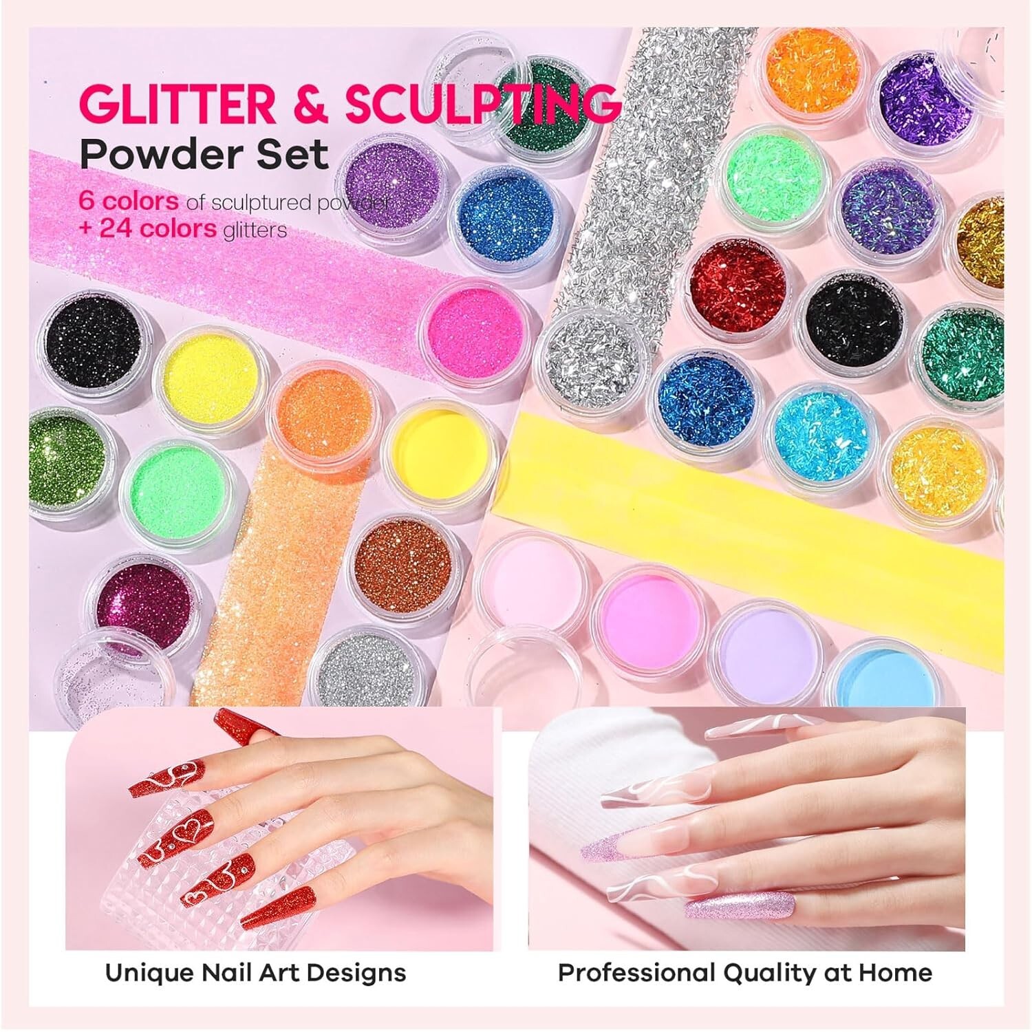 Acrylic Nail Kit for Effortless Manicures: Includes Drill & Brushes