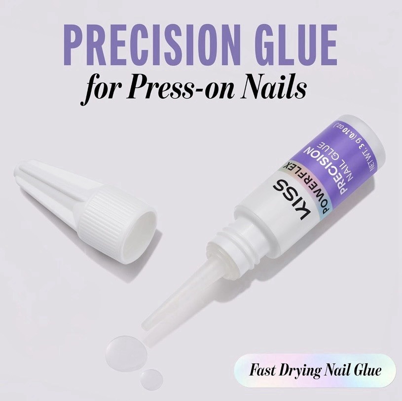 KISS PowerFlex Precision Nail Glue 3g Fast Drying Waterproof 62714 BGL311