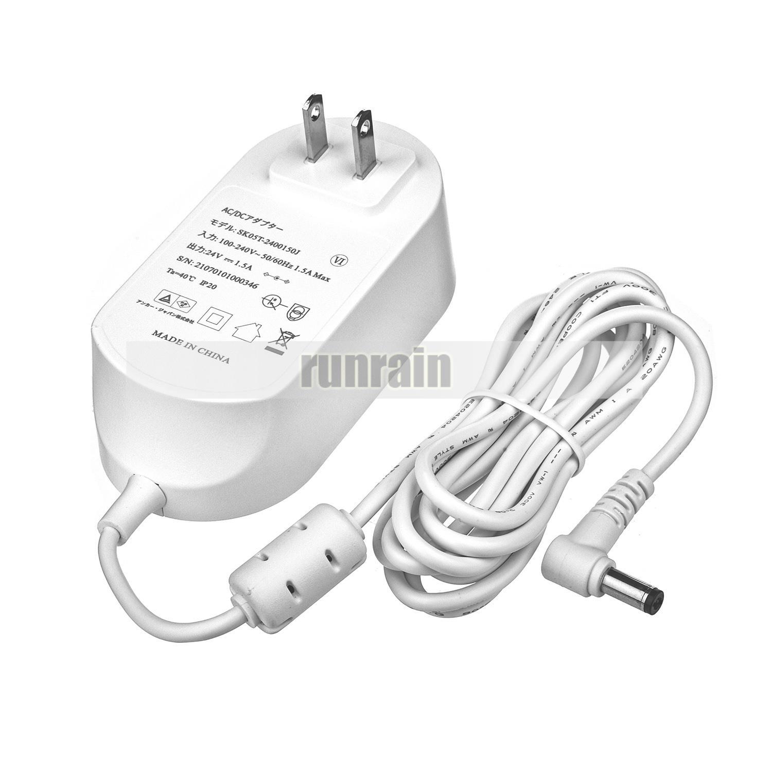 CND LED Lamp NCL01-W36D-VACU-CCN09 AC Power Adapter 24V 1.5A SK05T-2400150J