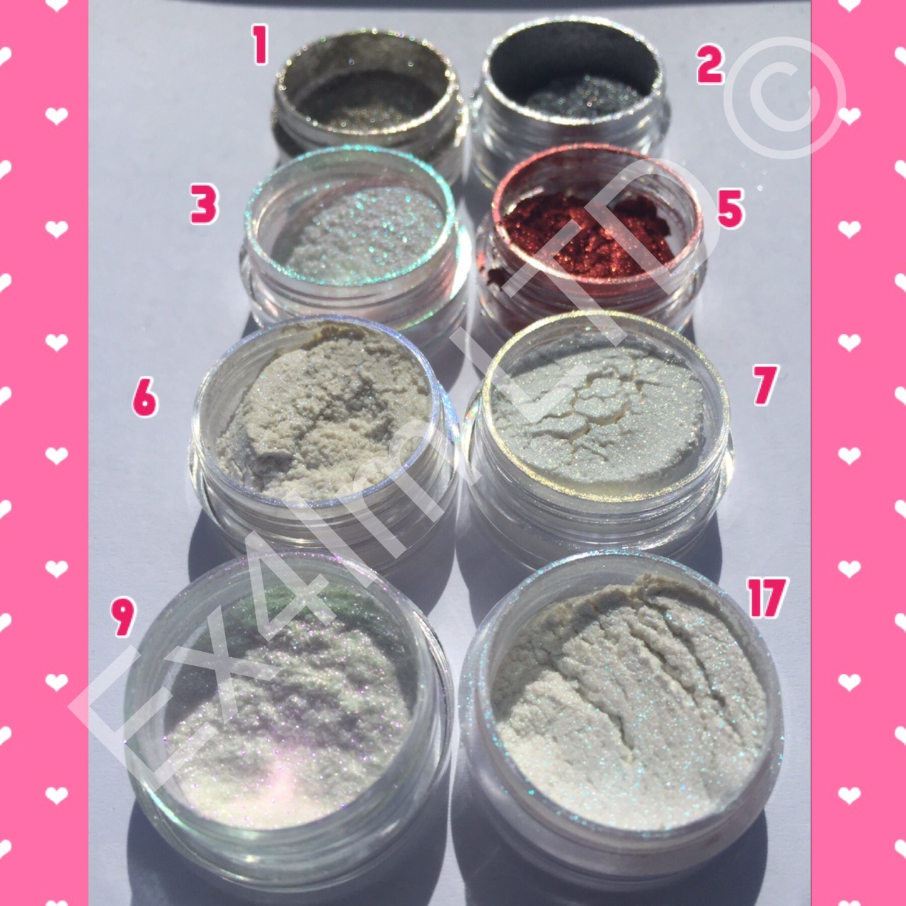 SALE! 5g MIRROR CHROME POWDER NAILS EFFECT AURORA COLOUR PIGMENT DUST + BRUSH