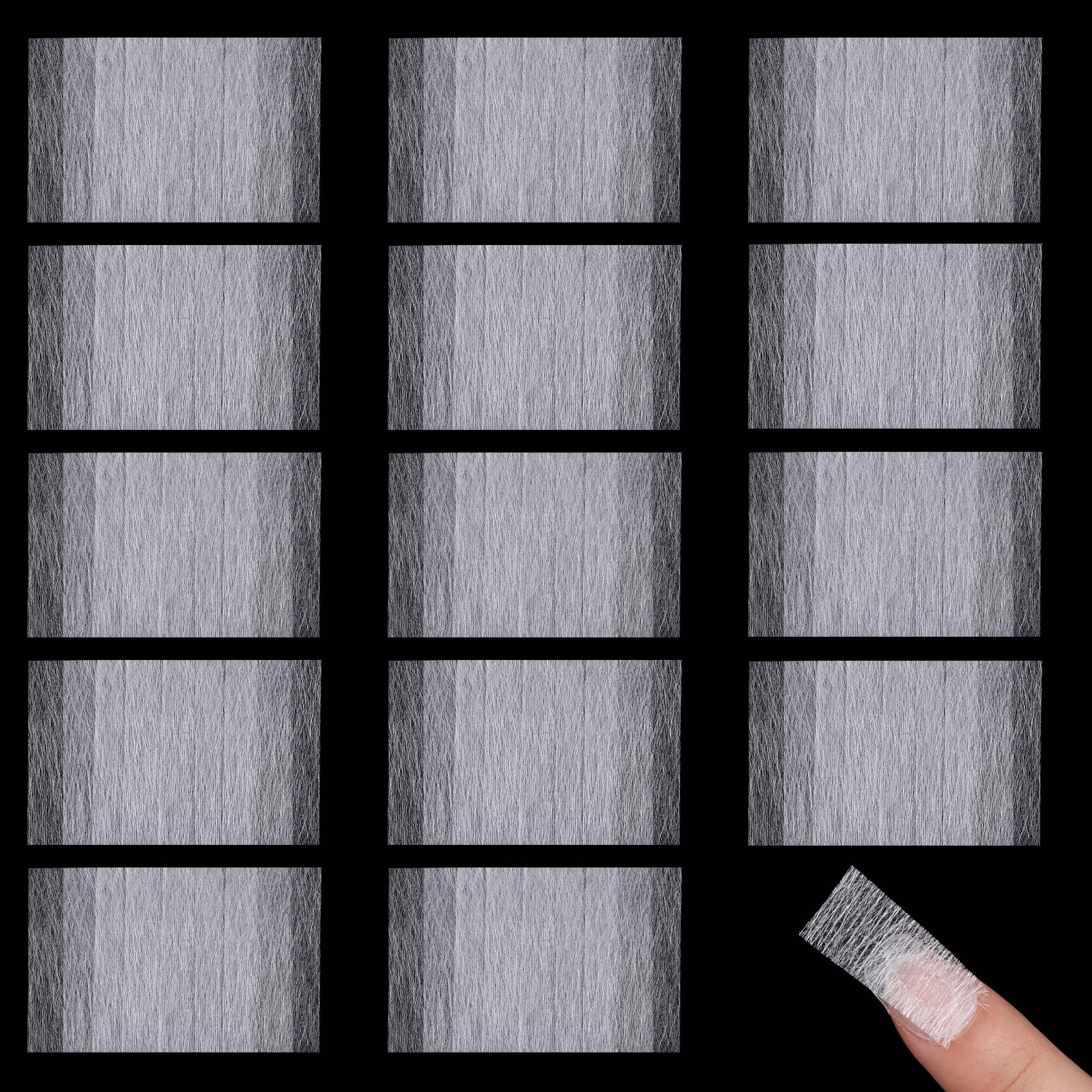 cobee 100 Pieces Silk Nail Extension Wrapï¼Œ Fiberglass Wrap Nailï¼Œ Art Exte…