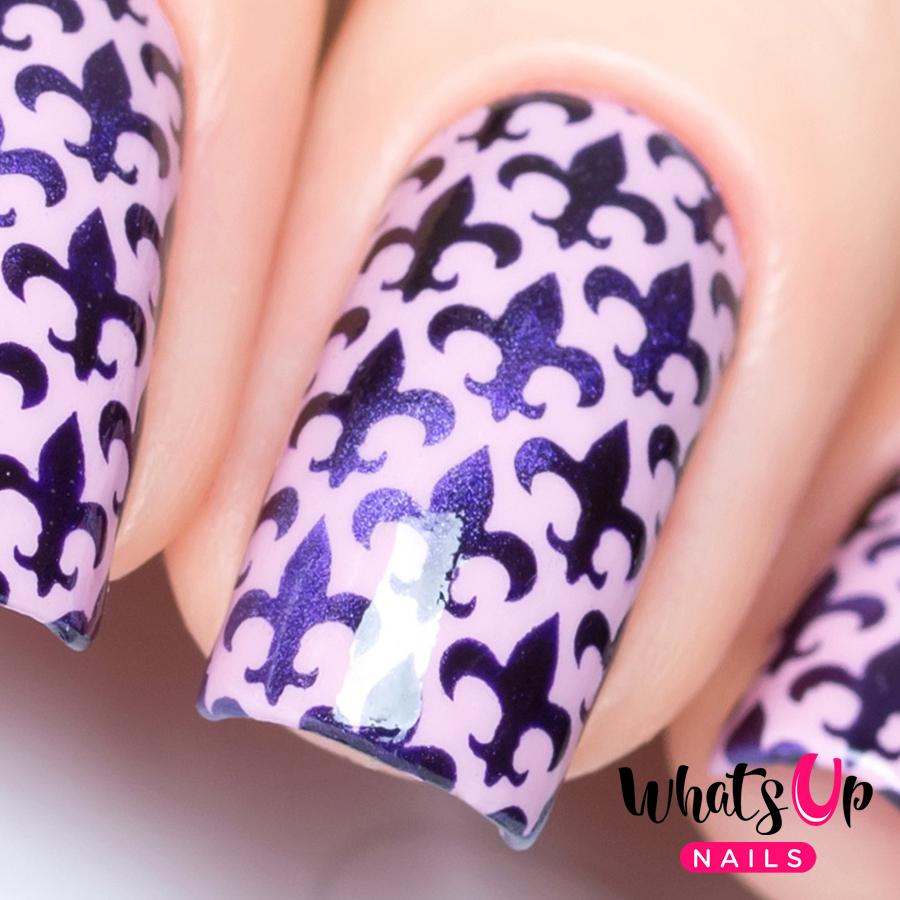 Fleur De Lis Stencils for Nails, Nail Stickers, Nail Art, Nail Vinyls