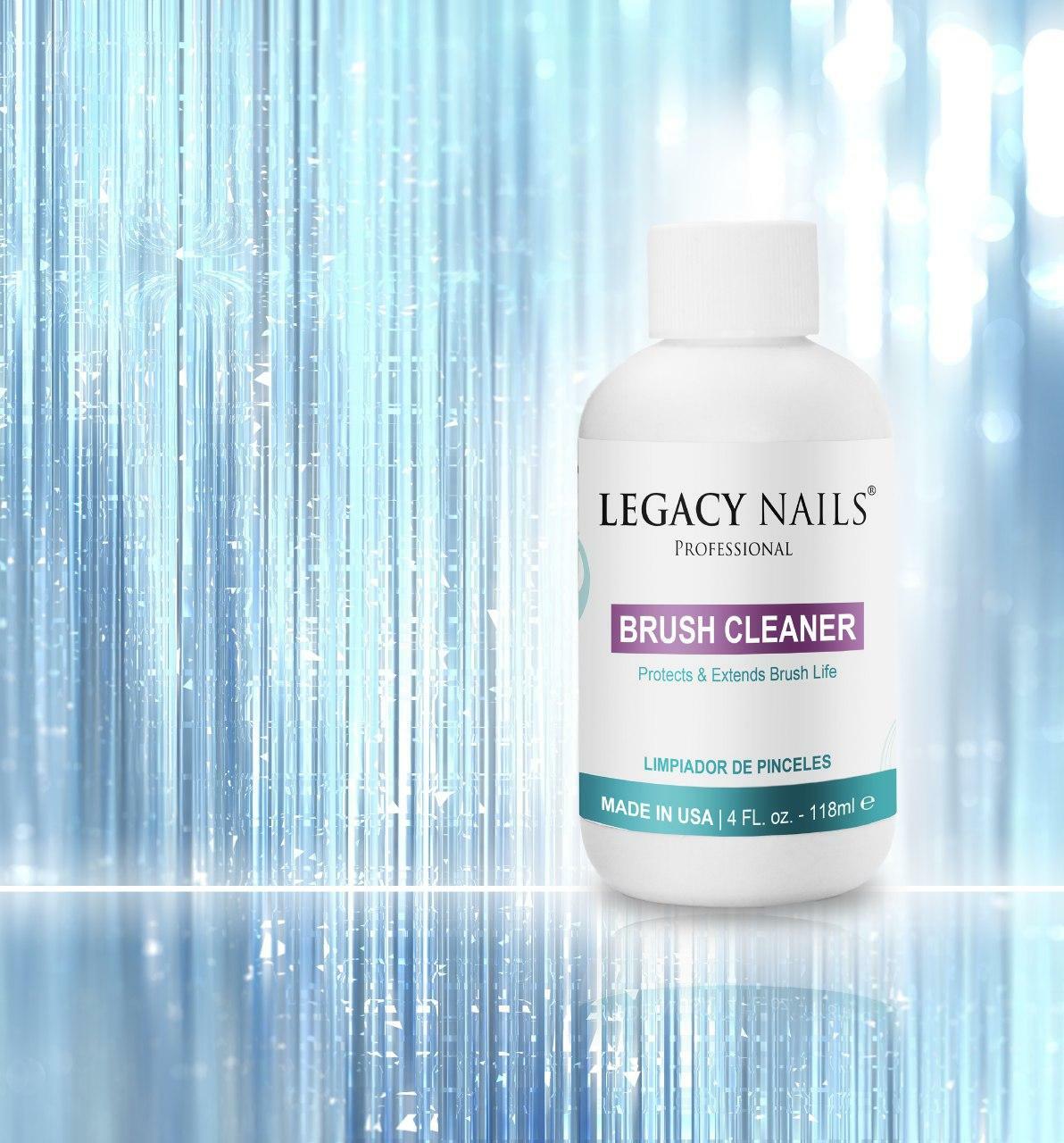 Legacy Nail BRUSH CLEANER (Limpiador De Pincel) 4oz/ 118ml