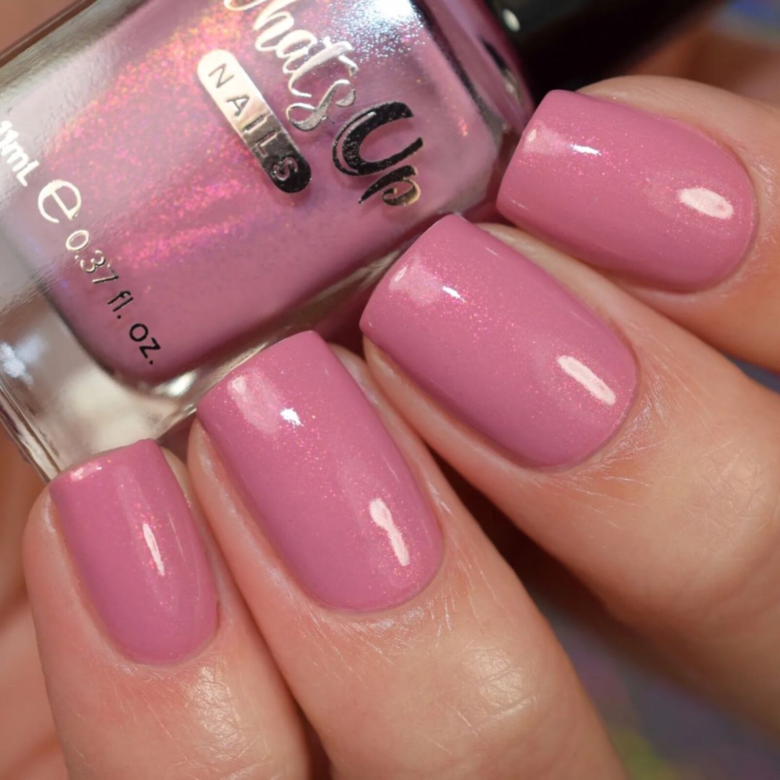 Whats Up Nails – Mauver and Shaker Regular Polish (Mauve with Shimmer)