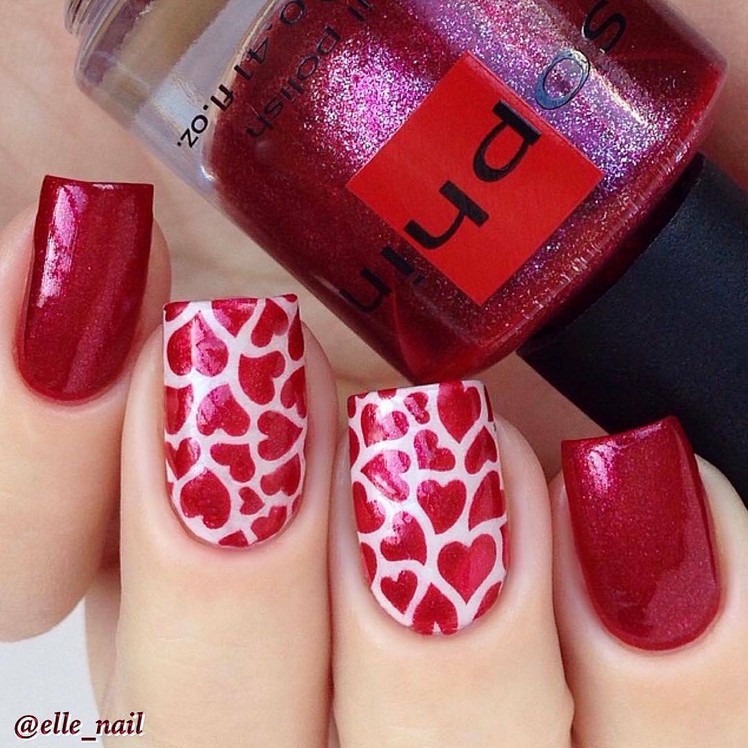 Whats Up Nails Heart stencils for nails, nail stickers, nail art, nail vinyls