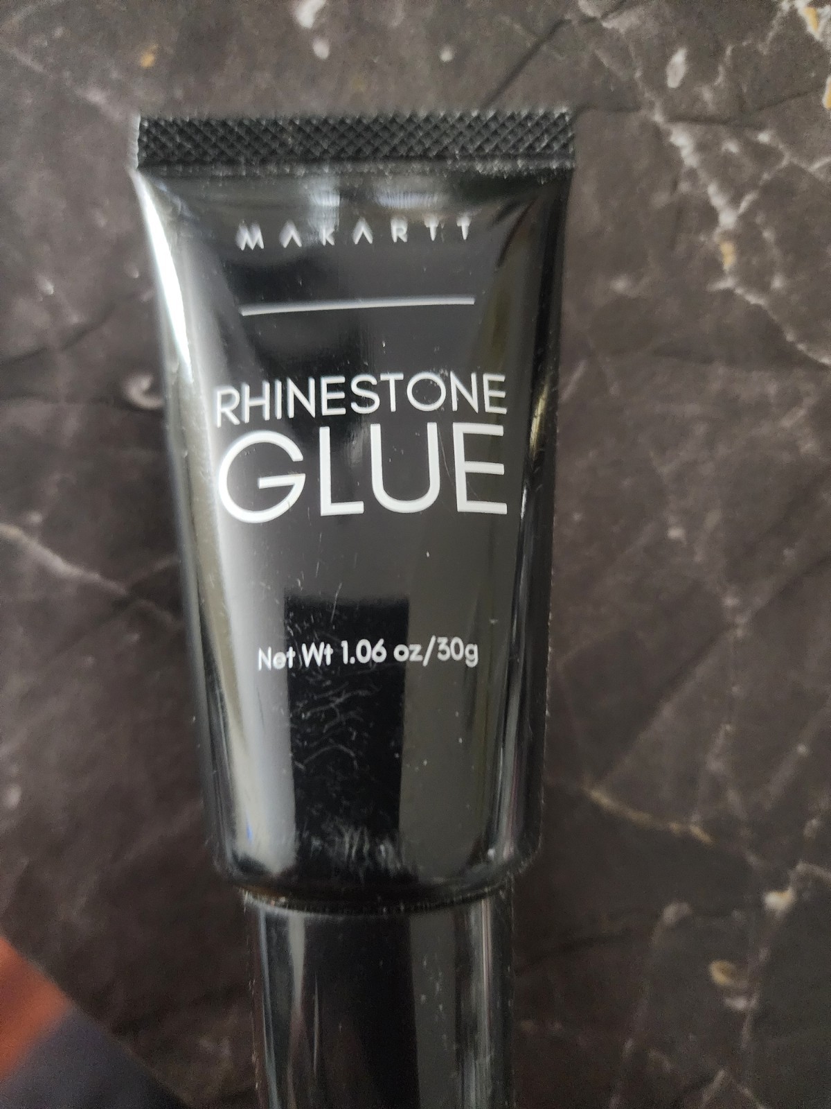 Makartt Black Transparent Rhinestone Glue 1.06 oz Easy Cleaning Nail Art