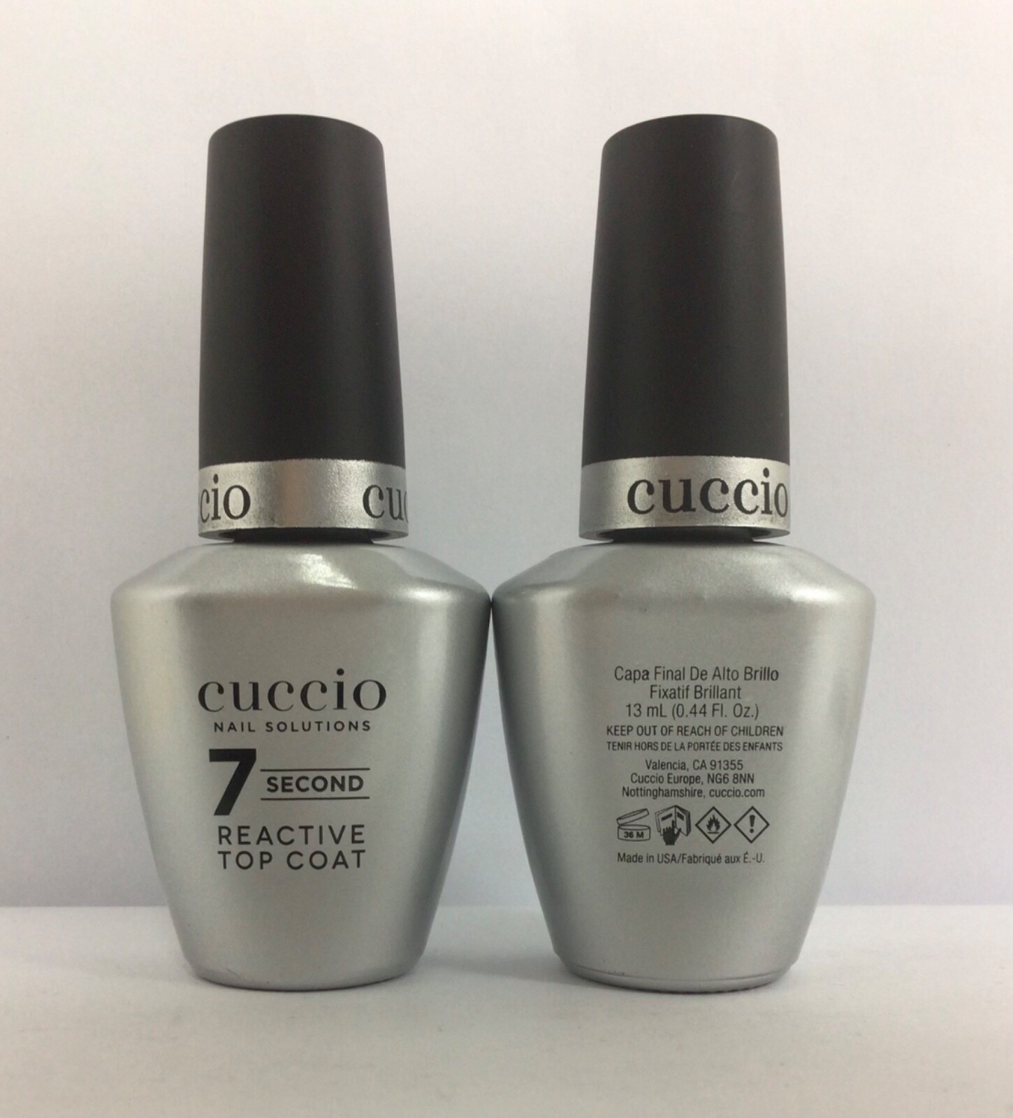 NEW ITEM – Cuccio Nail Solution – Super 7 Second ReactiveTop Coat – 0.43oz/13ml