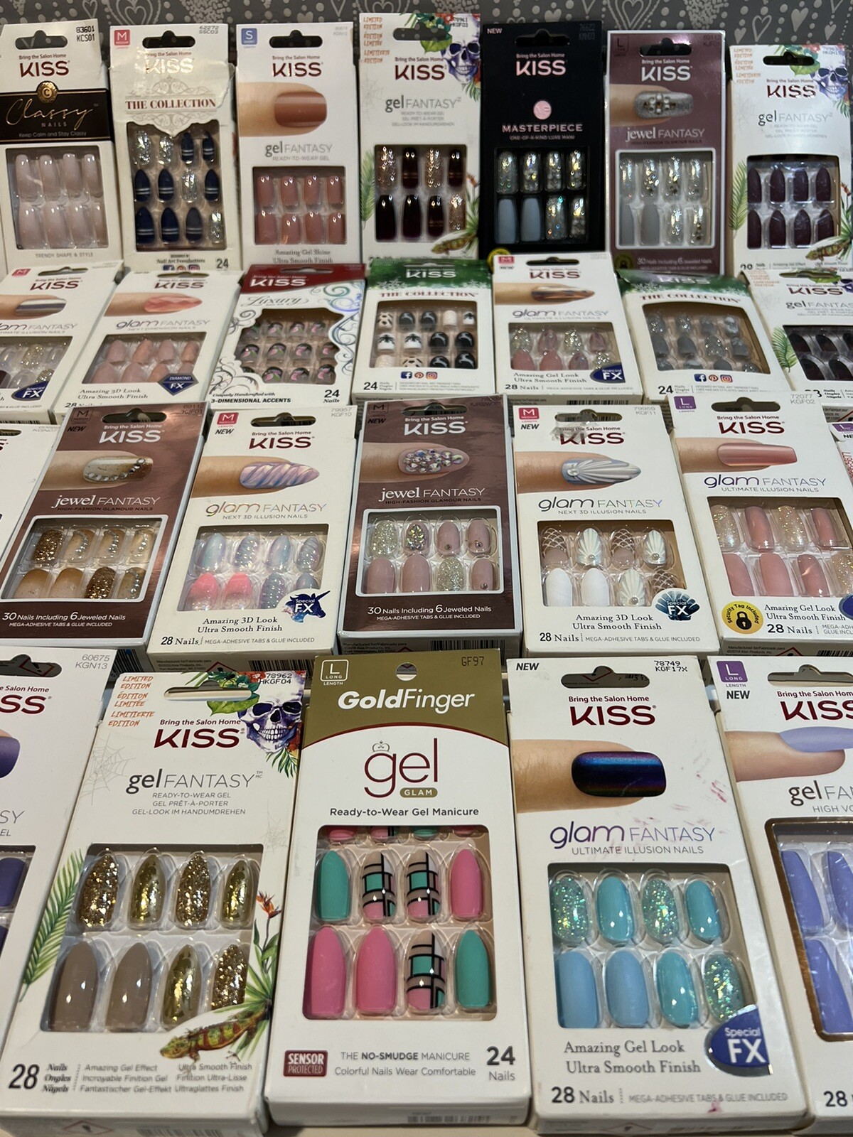 Kiss nails,Glam Fantasy,Luxury,colección,gel, Classy,You Choos, GET DISCOUNTS!