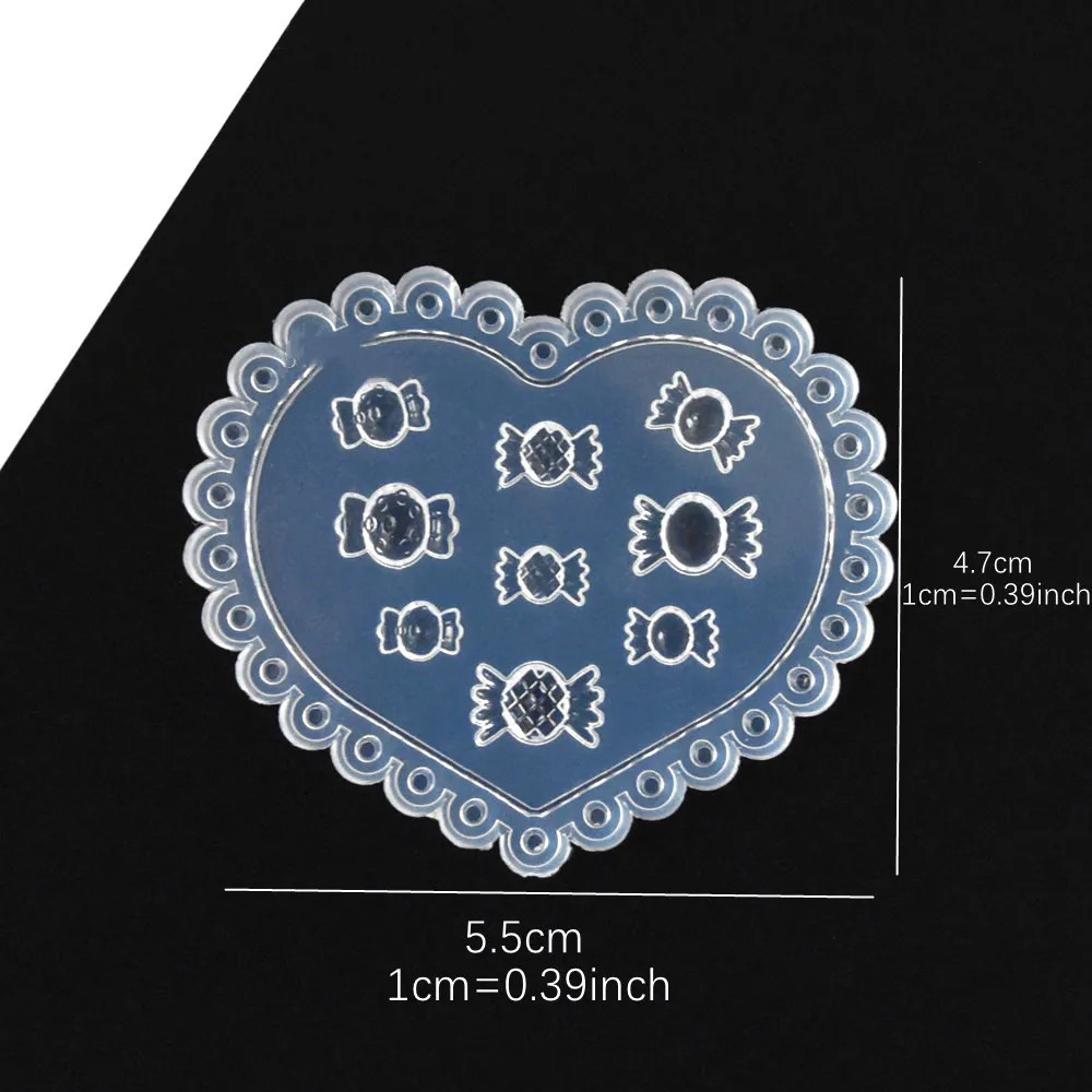 Wings Bowknot Flowers Moon Star Silicone Mould for Beauty Nail Art DIY Handmade