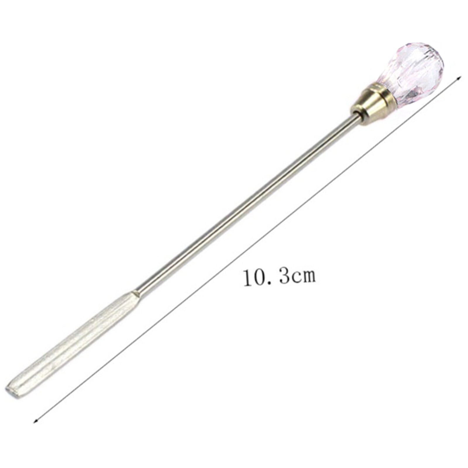3pcs Gel Acrylic Glitter Powder Mixing Nail Art Stirring Rod Spoon Spatula