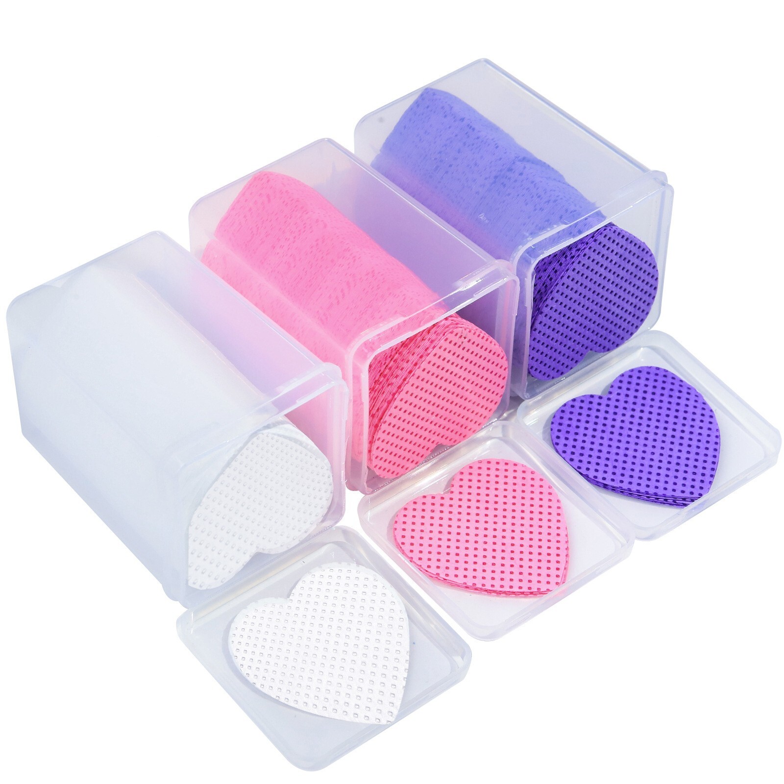 200pcs/Box Lint Free Cotton Pads Nail Polish Remove Wipes Nail Art Cleaning Tool
