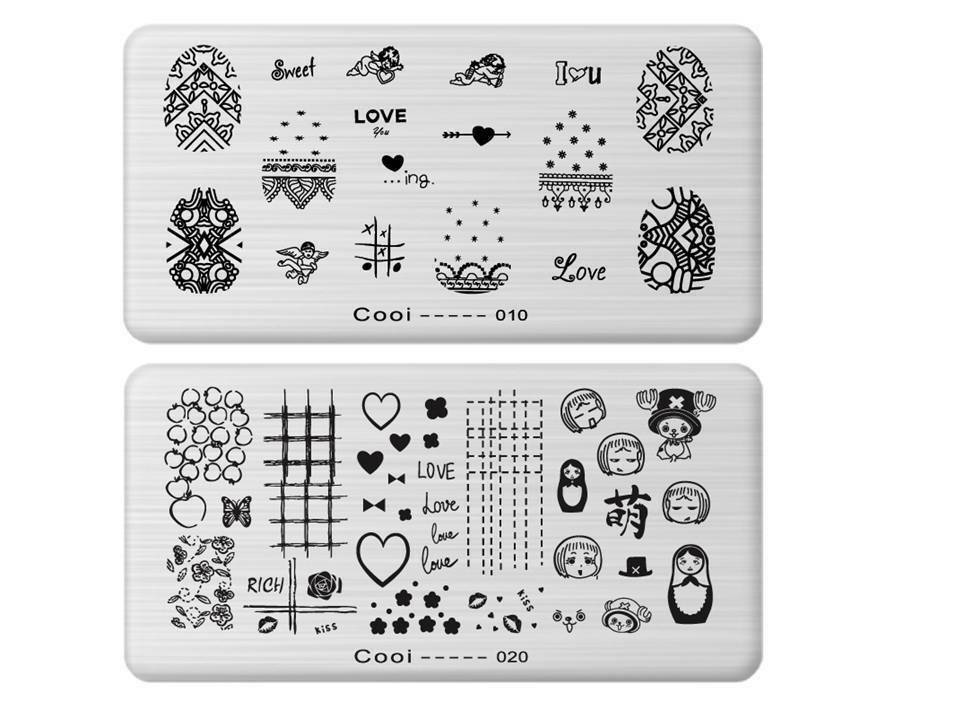 Valentine Love U Nail Art Stamping Printing Manicure DIY Template Image Plate