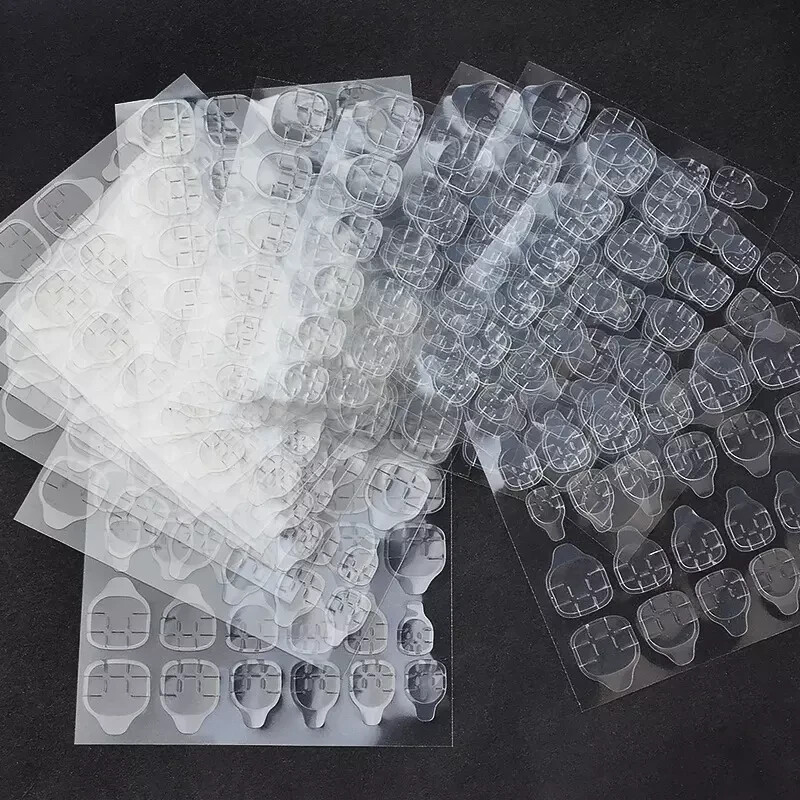 240 Double Sided Adhesive Tab Glue Tape Sticker Fashion False Nail Tip &ToeNails