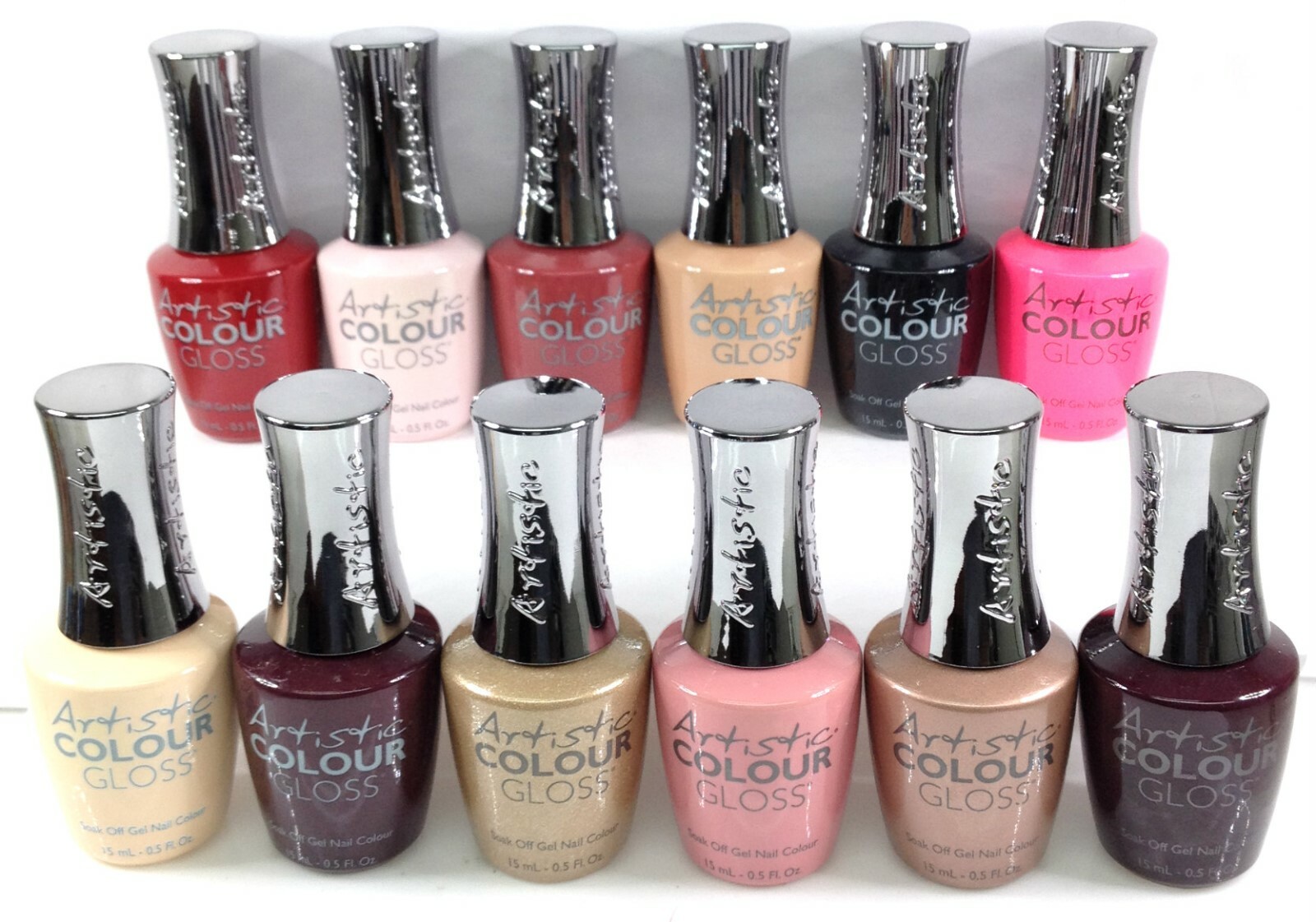 NEW PACKAGING – Artistic – Colour Gloss Soak Off Gel Polish – Pick Your Color