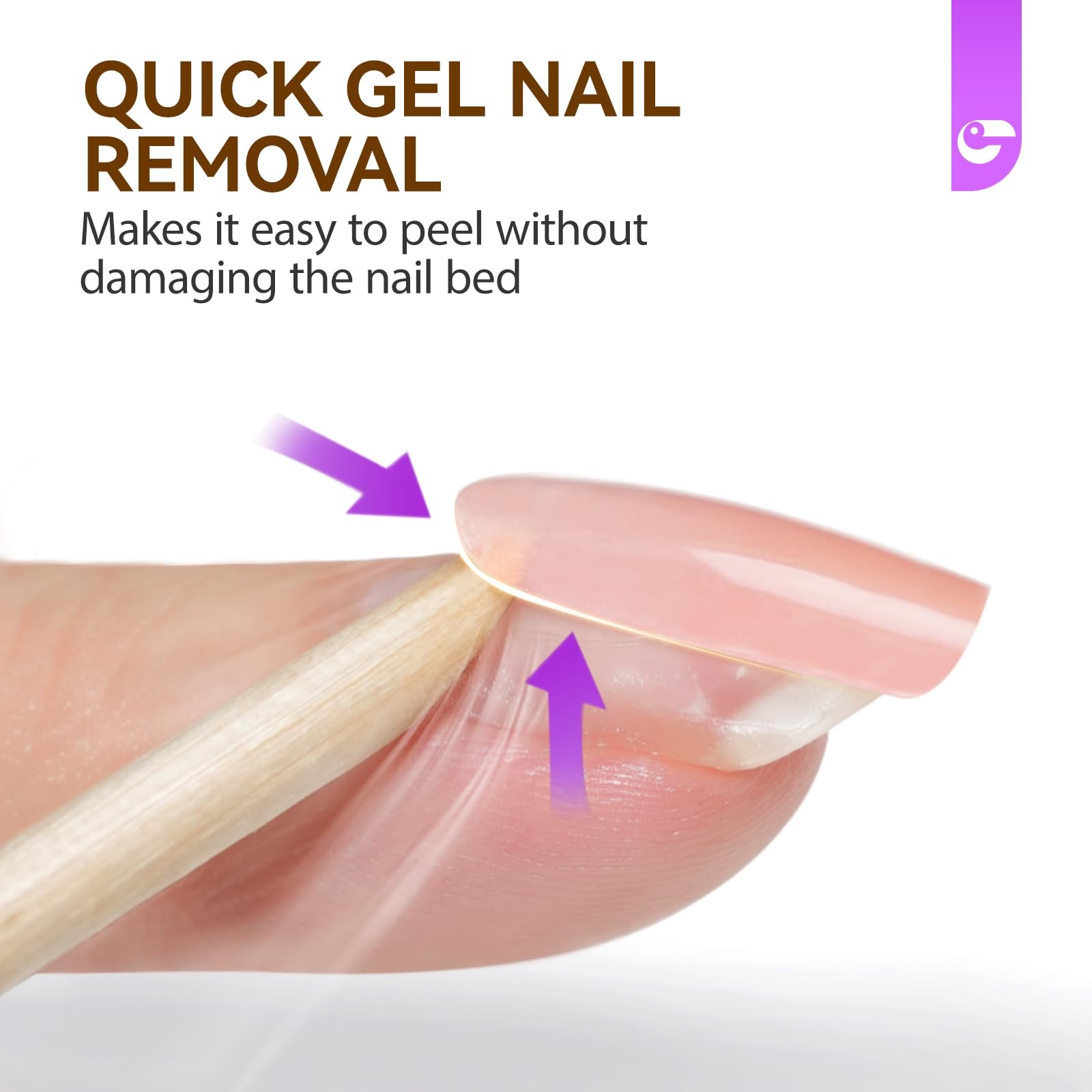 Gelike ec Press On Nail Glue 0.51 Fl Oz (Pack of 1), 0-Nail Remover