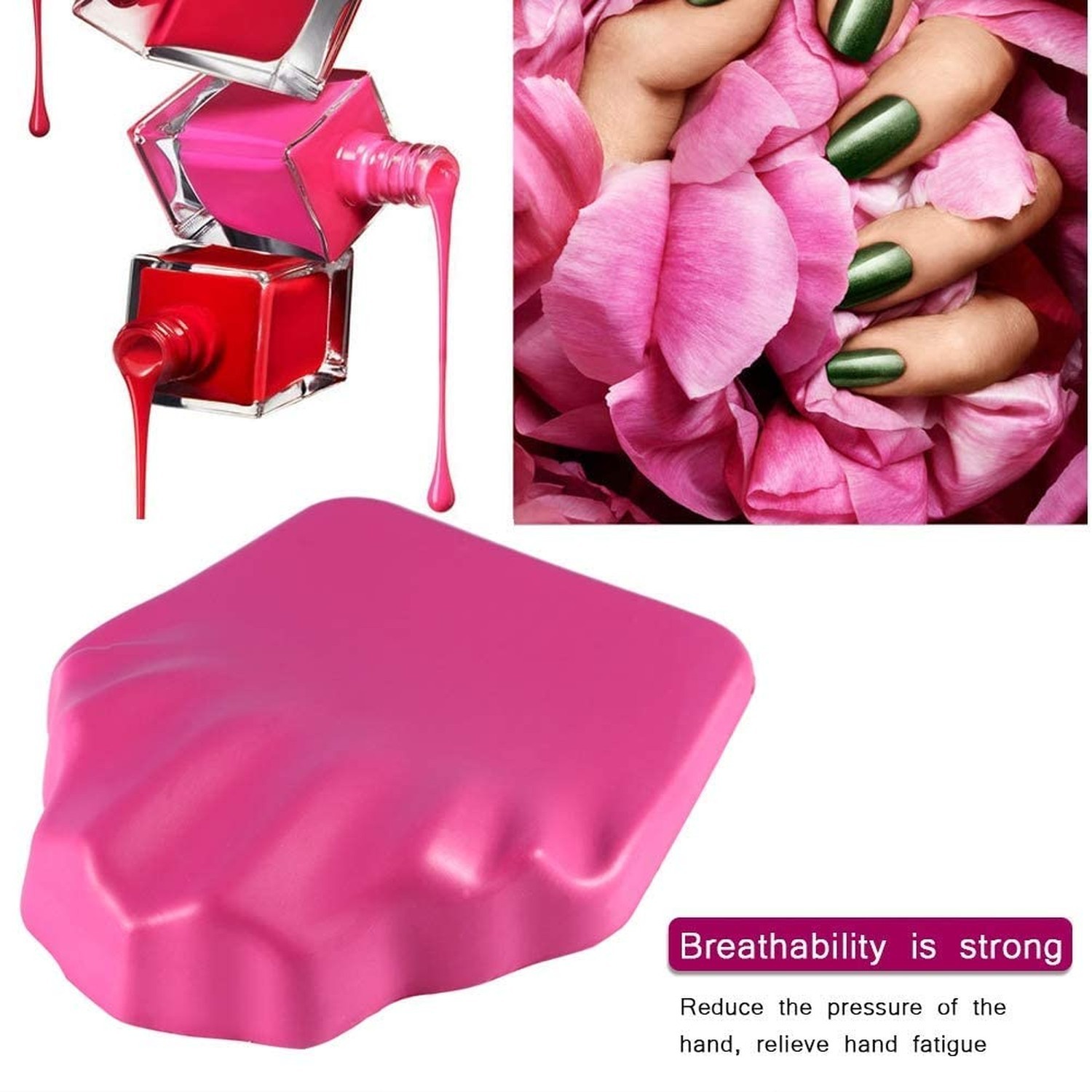 Anti-Skid Soft Nail Pillow For Nail Art Equipment – Hand Rest Cushion Station