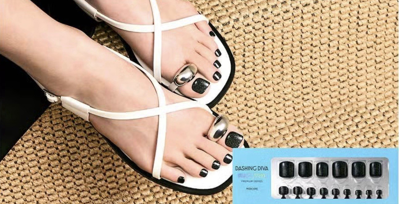 DASHING DIVA Magic Press Premium Pedi-Cosmic Sparkle (🇺🇸 US Seller)Rare Design