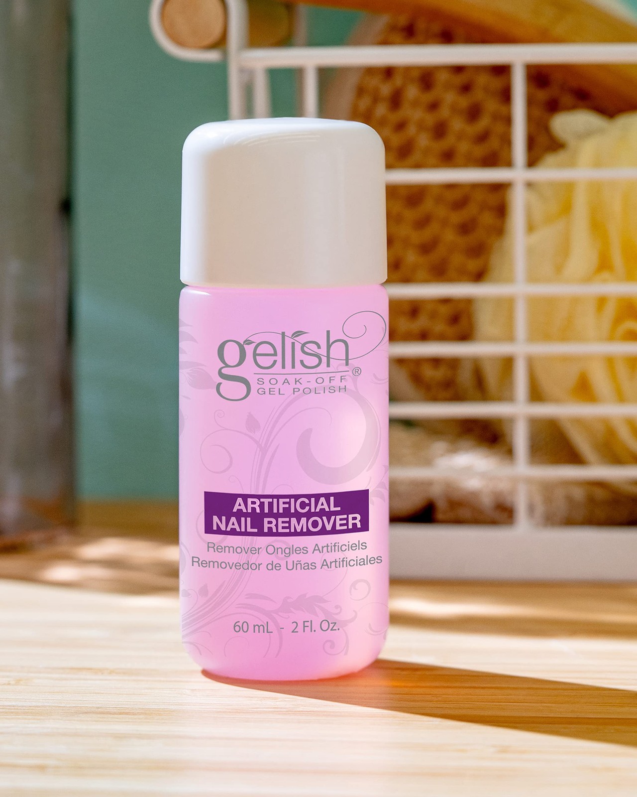 Gelish 4 Fl Oz (Pack of 1), Artificial Nail Gel Polish Remover, 4 oz.