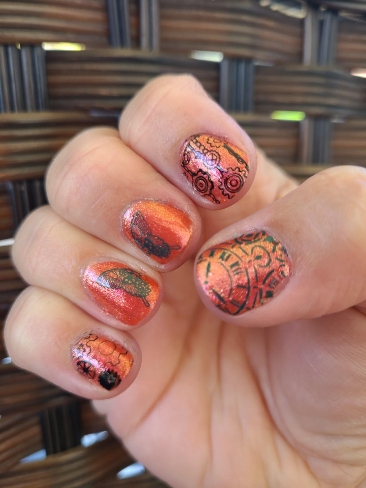 Steampunk: Gear & Grit (MXM109) – Nail Stamping Plate