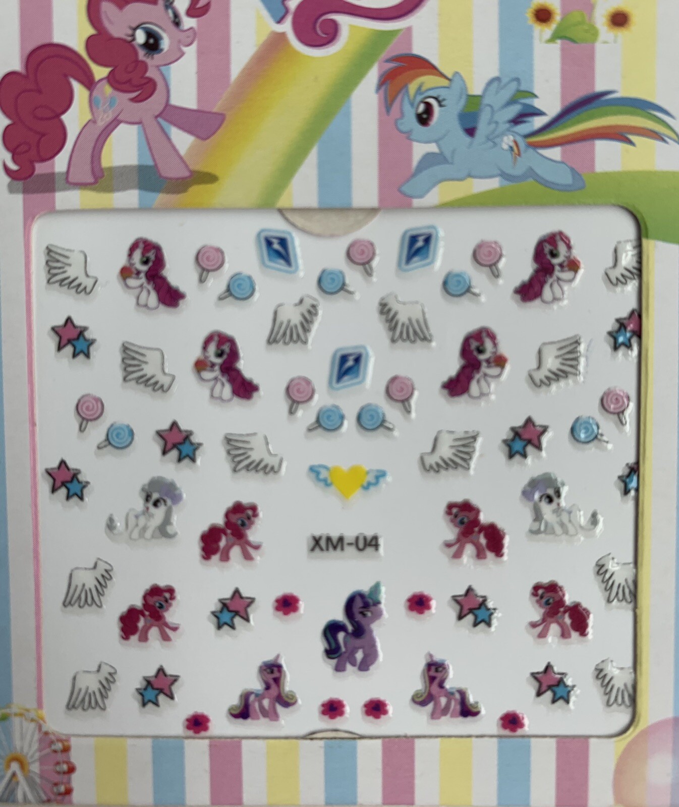 NEW My Little Pony Nail Decal Transfer Stickers