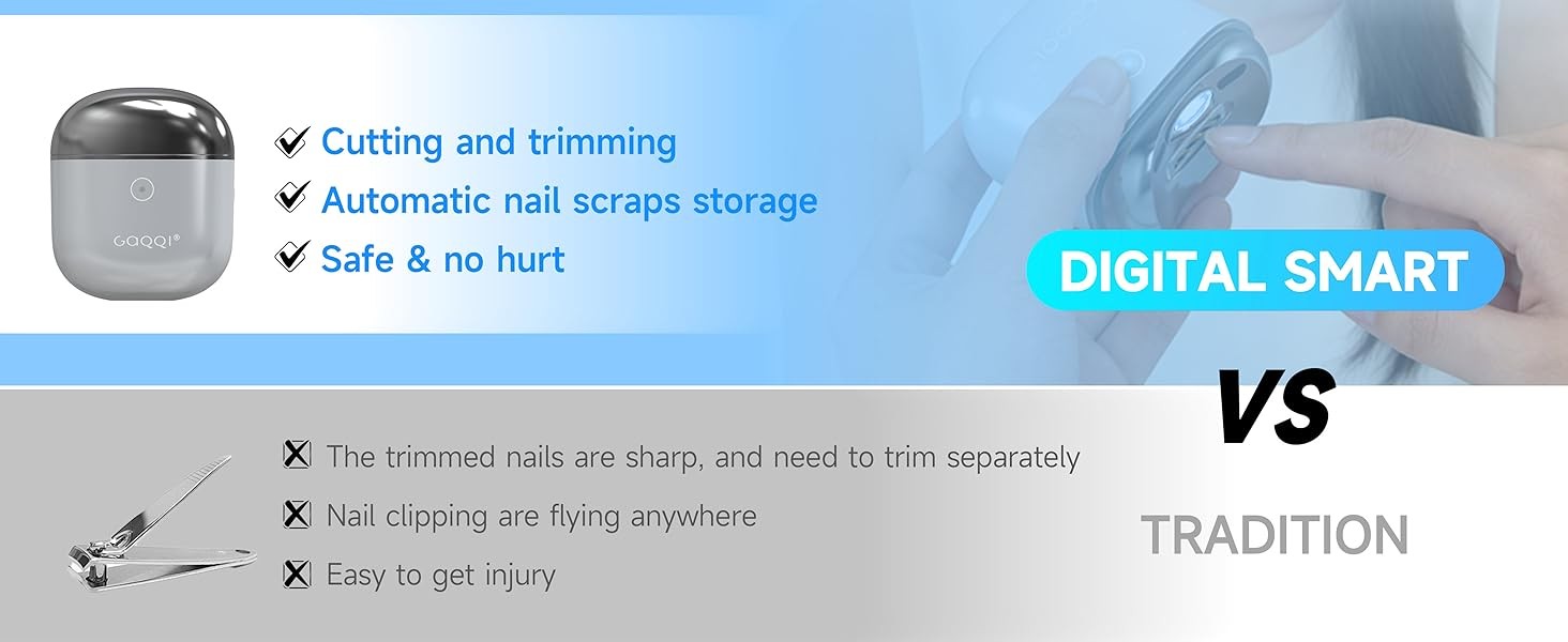 Electric Nail Clipper for Baby Women Men Seniors, 2026 New Smart and