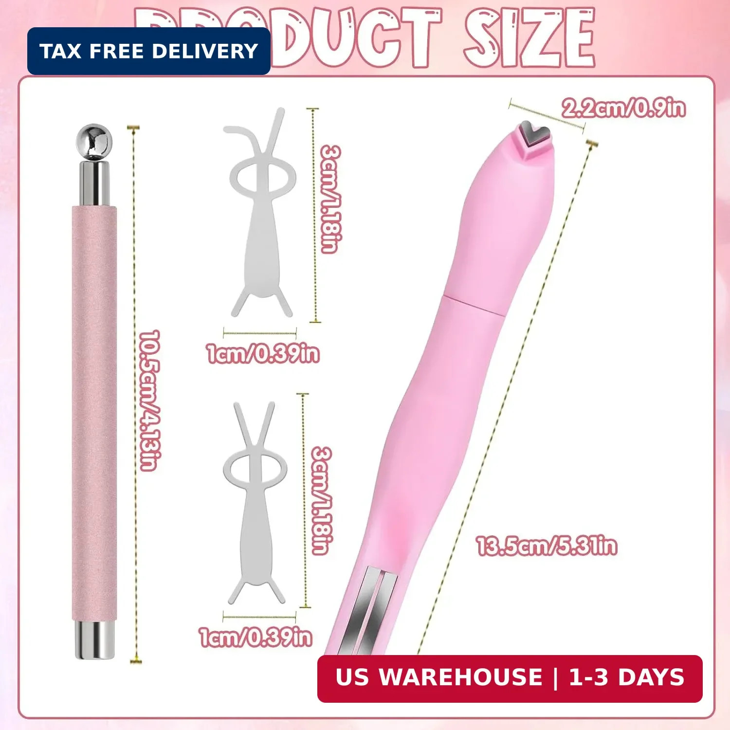 4Pcs Cat Eye Nail Magnet Kit for Gel Polish, 3-in-1 Magnet with Dual-Ended Pen &