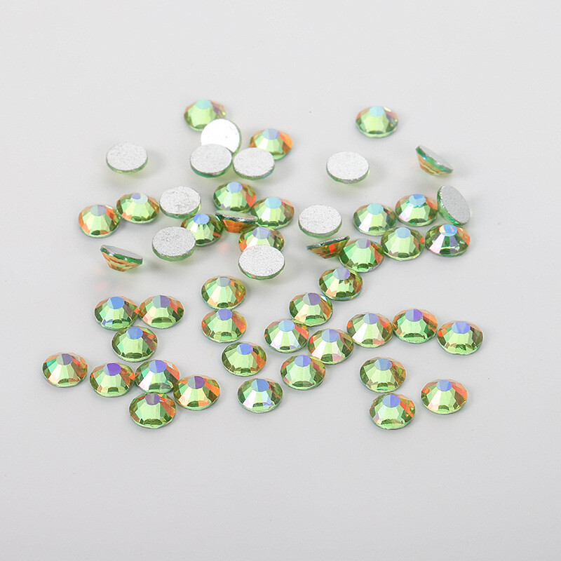 NEW Color Golden Light Crystal Glass Flatback Rhinestones Nail Art Clothes Decor