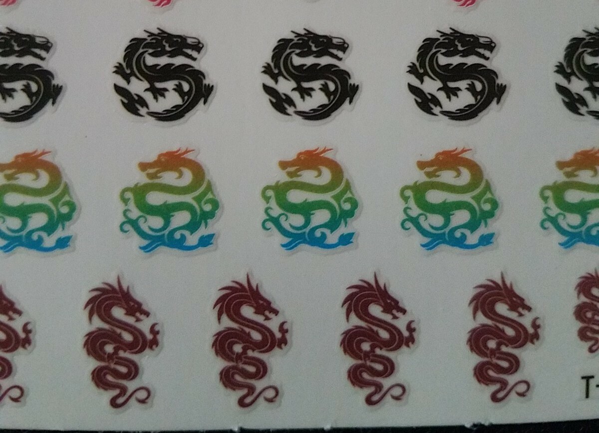 Dragon Nail Art Stickers
