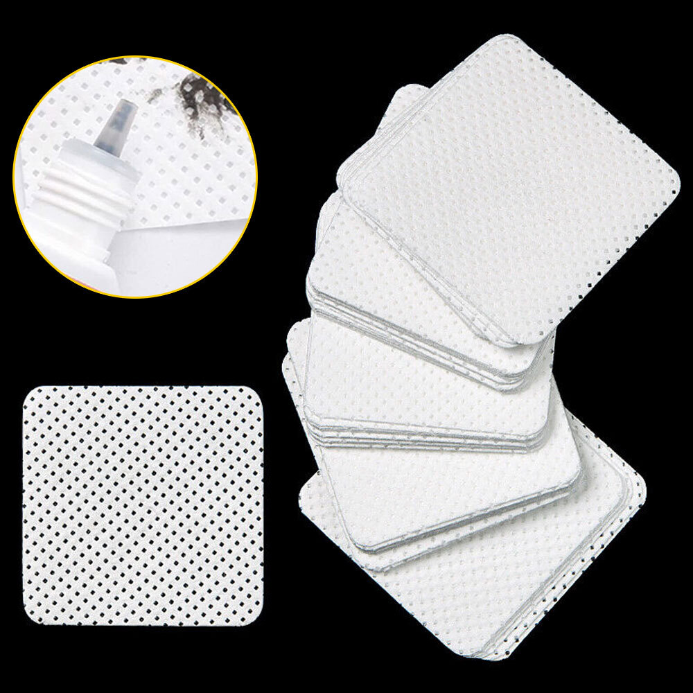 300 Pack Lint Free Cotton Pads Nail Wipes for Gel Remover Nails Disposable Lot