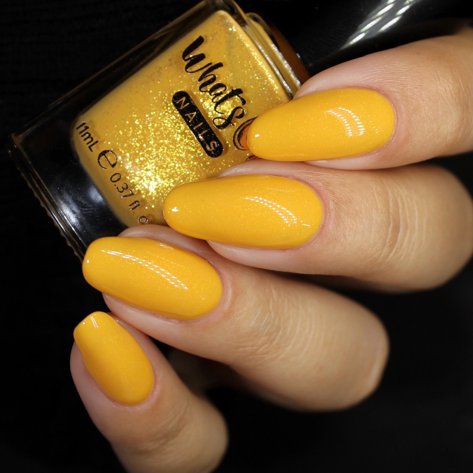 Bear Trap Regular Polish (Mustard Yellow w/ Shimmer), Nail Polish for Nail Art