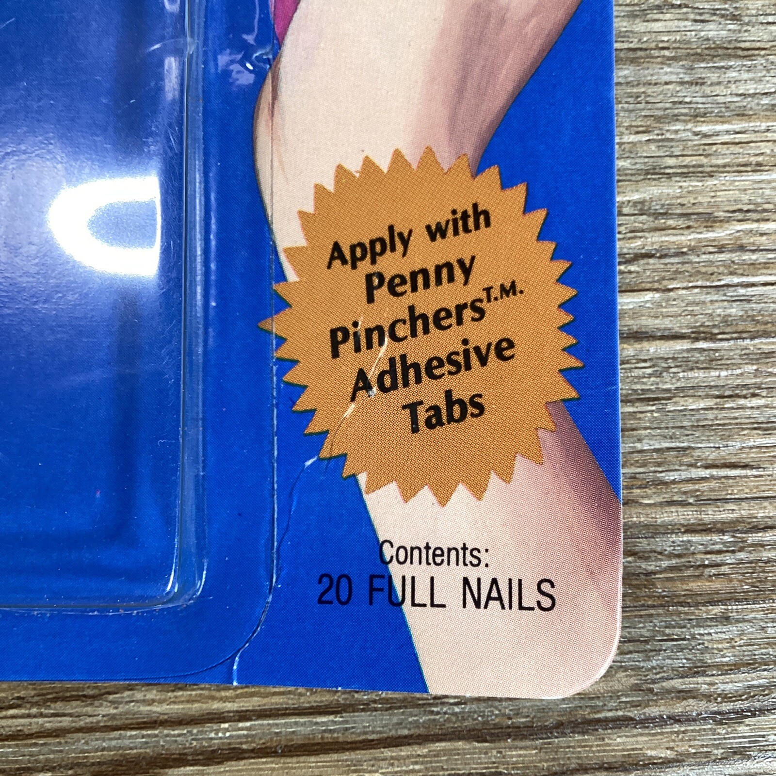 New Vintage Lee Penny Pinchers Press On Nails, Fake Finger Nail, Retro