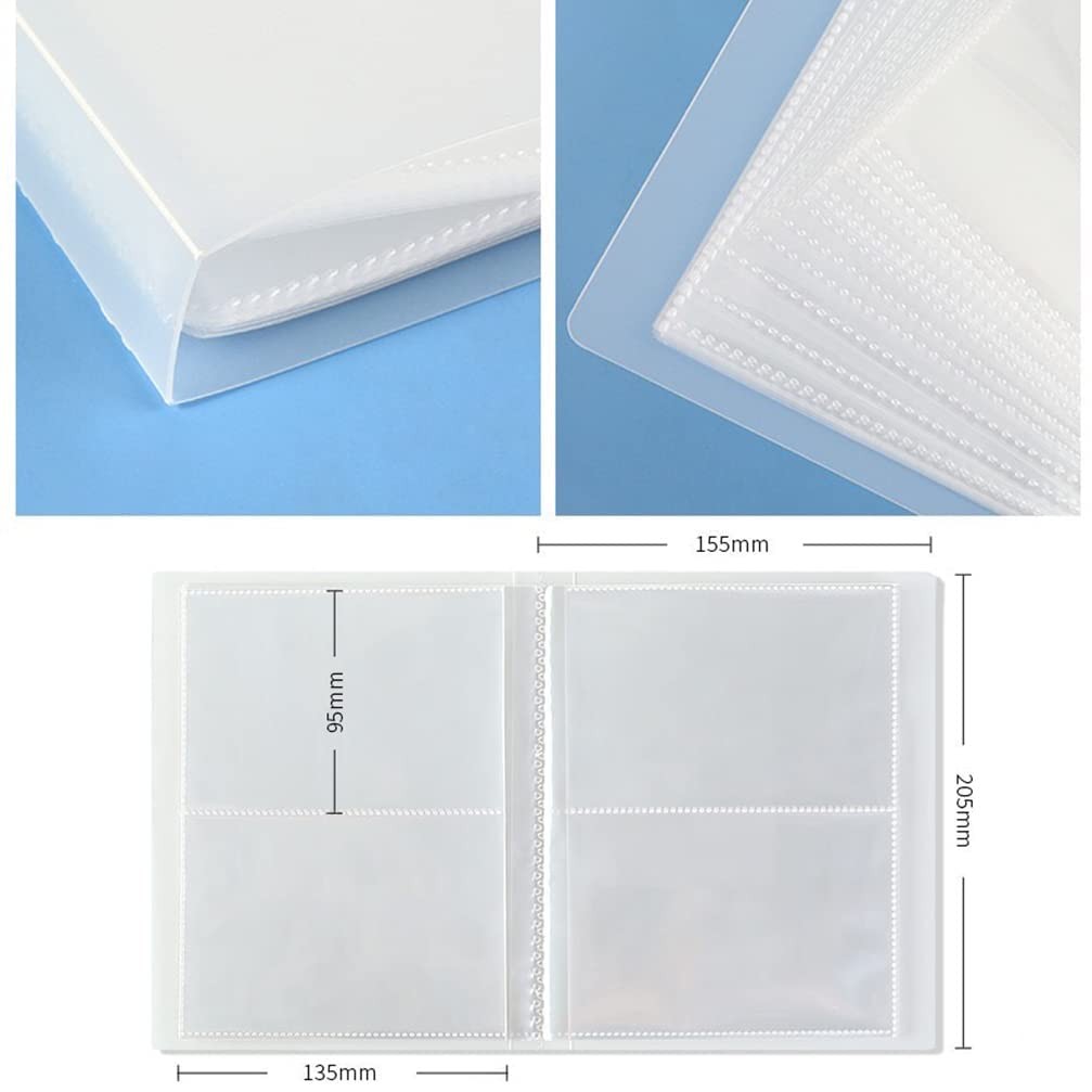 CAVAD 80 Slots Nail Sticker Storage Book Collecting Album Water Decals Empty …