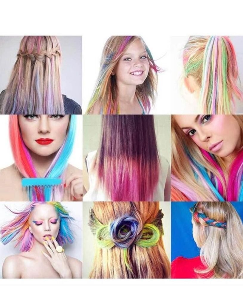 Soft Pastel Nail or hair Chalks for Acrylic Powder – Colorful Non-
