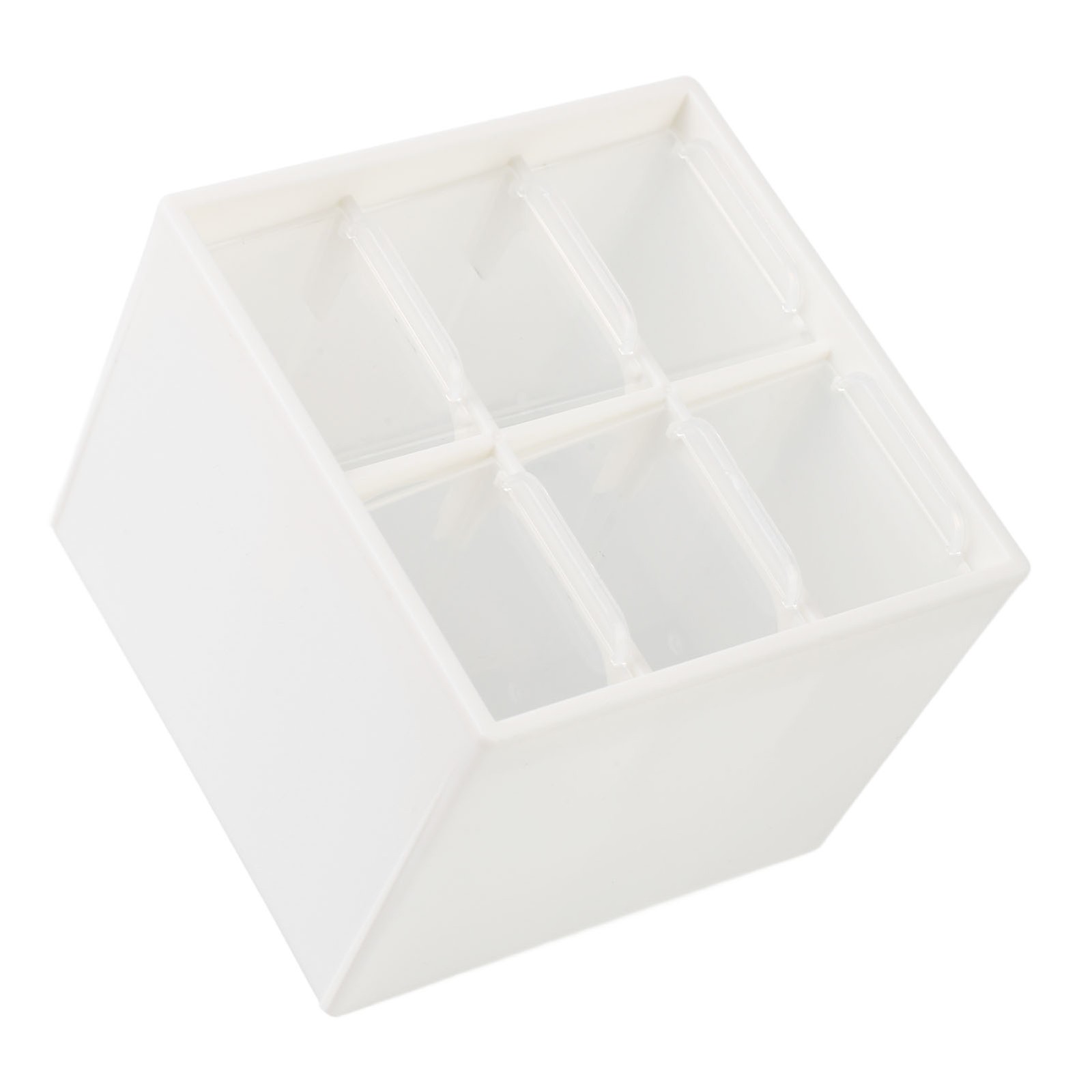 6-Drawer Nail Art Tool Storage Box Dust Proof Organizer For Home Use Easy To Use