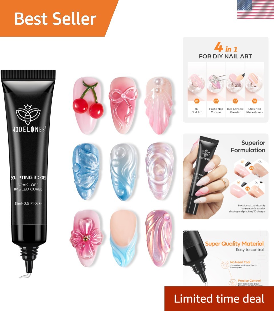 3D Nail Sculpting Gel – Easy Application & Perfect Gift for Nail Artists