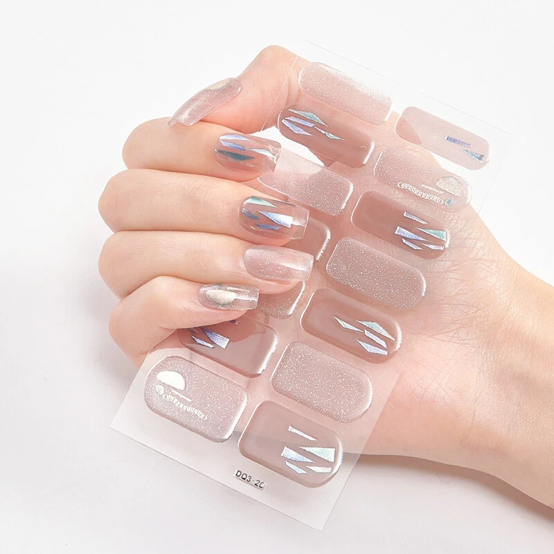 Share Full Size Nail Wraps Stickers Polish Toe Manicure Art Self Stick Decor3D