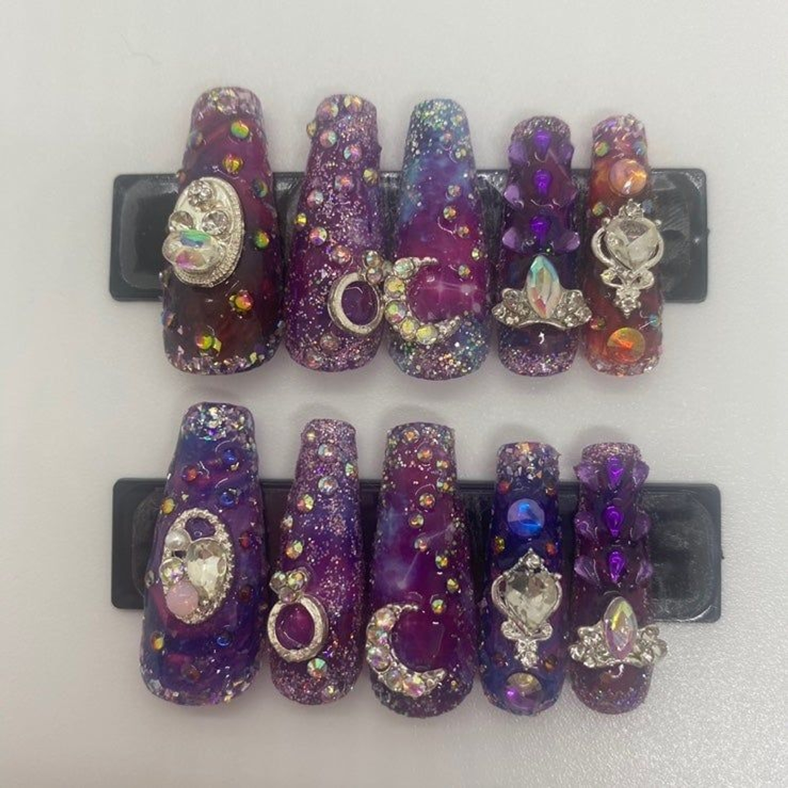 Galaxy Bling Press On Nail Set